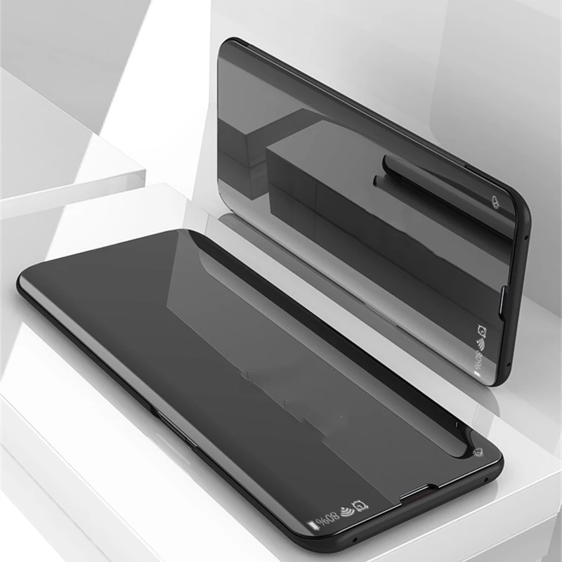 Противоударный чехол для Xiaomi Redmi Note 7 роскошное умное зеркало флип полная защита чехол на Xiomi Redmi Note7 Pro Fundas на Redmi7