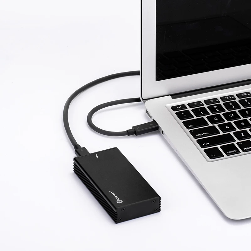 Thunderbolt 3 NVME SSD Gehäuse SSD Fall Thunderbolt 3 40Gb zu NVMe M.2 SSD Gehäuse Festplatte Fall