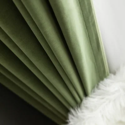Color 9 Cloth Современная роскошная бархатная однотонная затемненная занавеска для спальни, гостиной, напольная занавеска, полный дом, на заказ, занавеска s T300#4 - Цвет: Color 9 Cloth