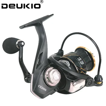 

Deukio Fishing Reel CS2000/3000 Spinning 5.0:1 Shallow Spool for Lure-fishing Carp carretilha de pesca