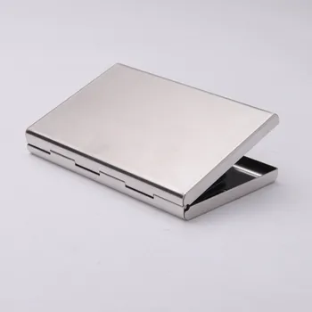 

PU Leather Credit Card Holder Card Holder Stainless Steel Credit Card Wallet for Men And Women 7.25