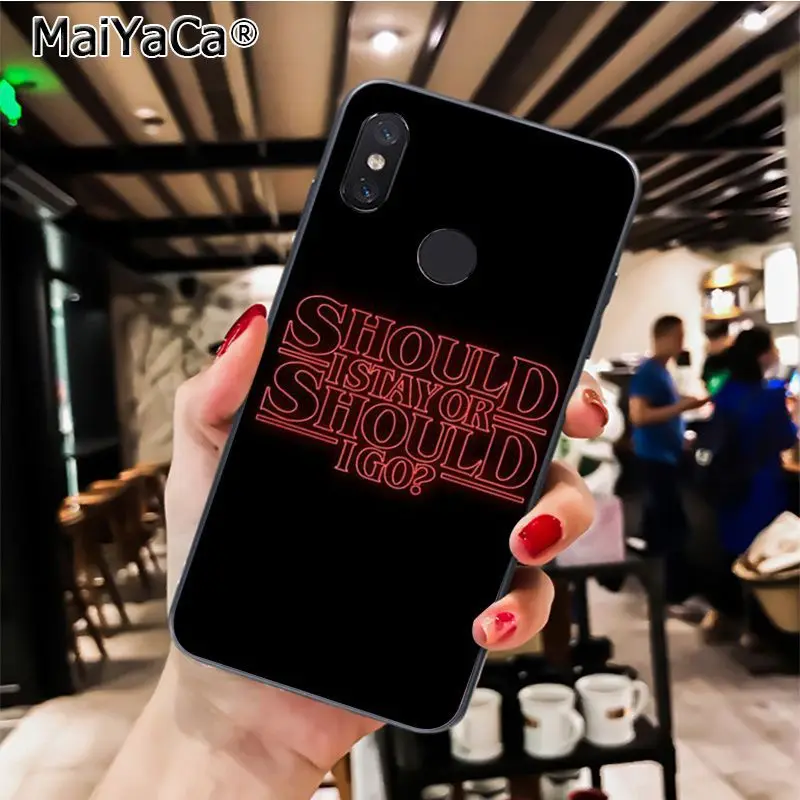 MaiYaCa Рождественские огни должны оставаться очень странные дела чехол для телефона для Xiaomi Redmi8 4X 6A 5A 7ARedmi5 5Plus Note4 5 7 A1 A2Lite - Цвет: A11