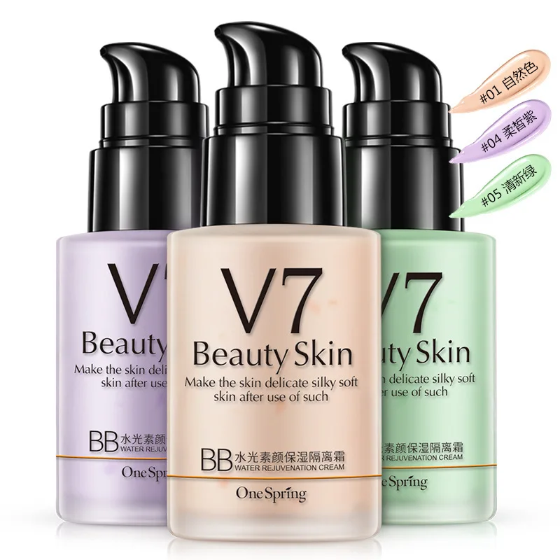 

OneSPring V7 Seven Vitamin Water Rejuvenation Face Primer Cream Makeup Oil Control Facial Skin Care Lotion