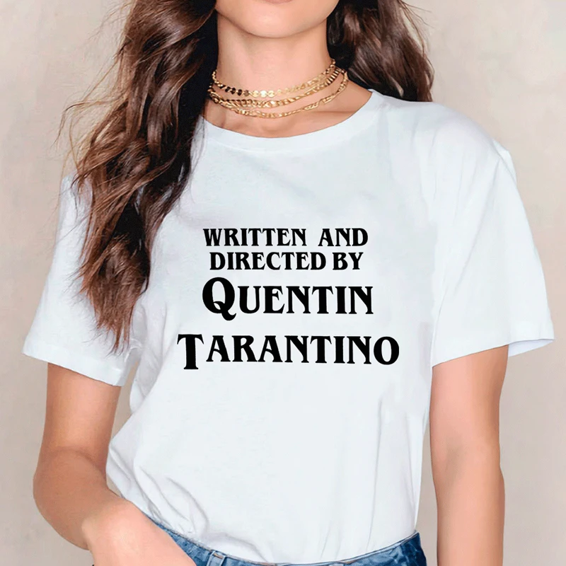 Performance Accurate Pensive Written And Directed By Quentin Tarantino Yellow Clothes T-shirt Casual  Graphic Tumblr Tee Stylish Trendy T Shirt Slogan Outfits - T-shirts -  AliExpress