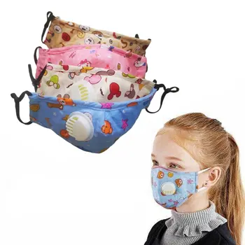 

Childern Kids Mouth Face Mask Cartoon Dustproof Non-Woven Fabric Protective Flu Mask Anti-fog Dust Kawaii masque enfant