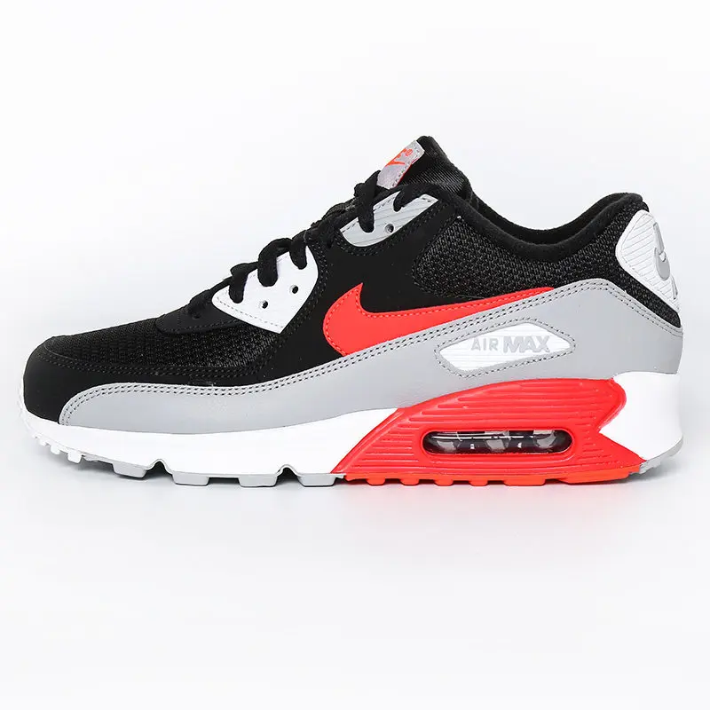 Original Authentic NIKE AIR MAX 90 ESSENTIAL Running Shoes for Men Fashion Comfortable Leisure Fitness Jogging Sneakers AJ1285