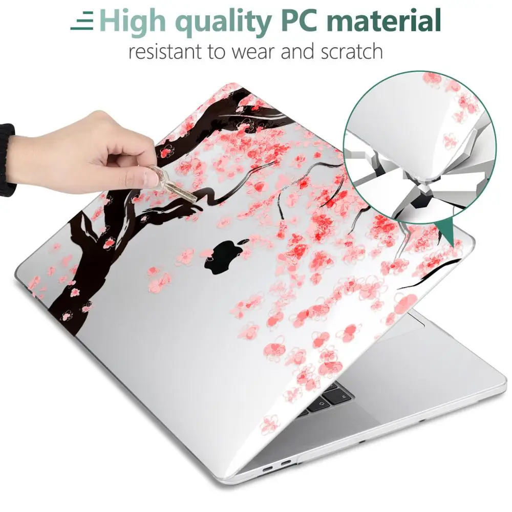 Чехол для ноутбука Gradent Green Dream Catcher Apple Macbook Pro Retina 12 13 New Air 11 с сенсорной панелью ID