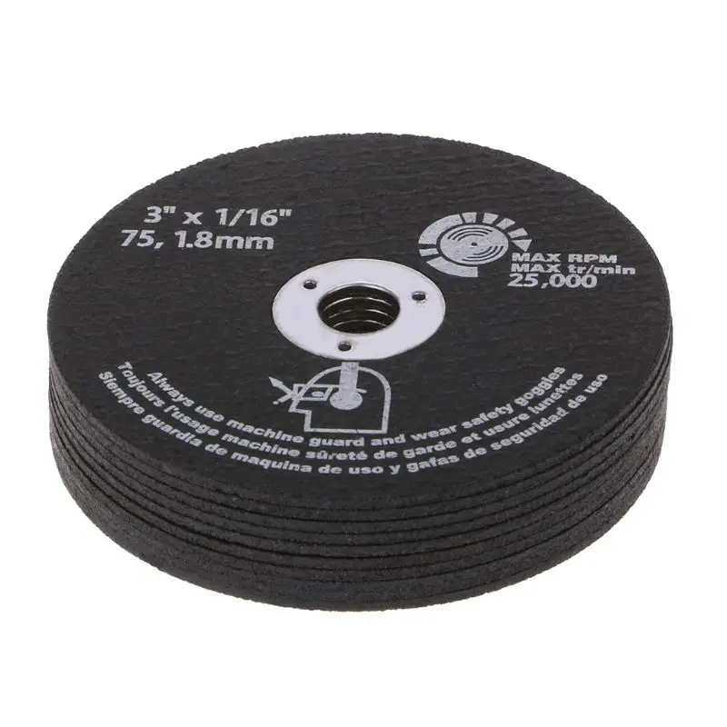 10pcs Circular Resin Grinding Wheel Saw Blades Cutting Wheel Disc For Metal Cutting