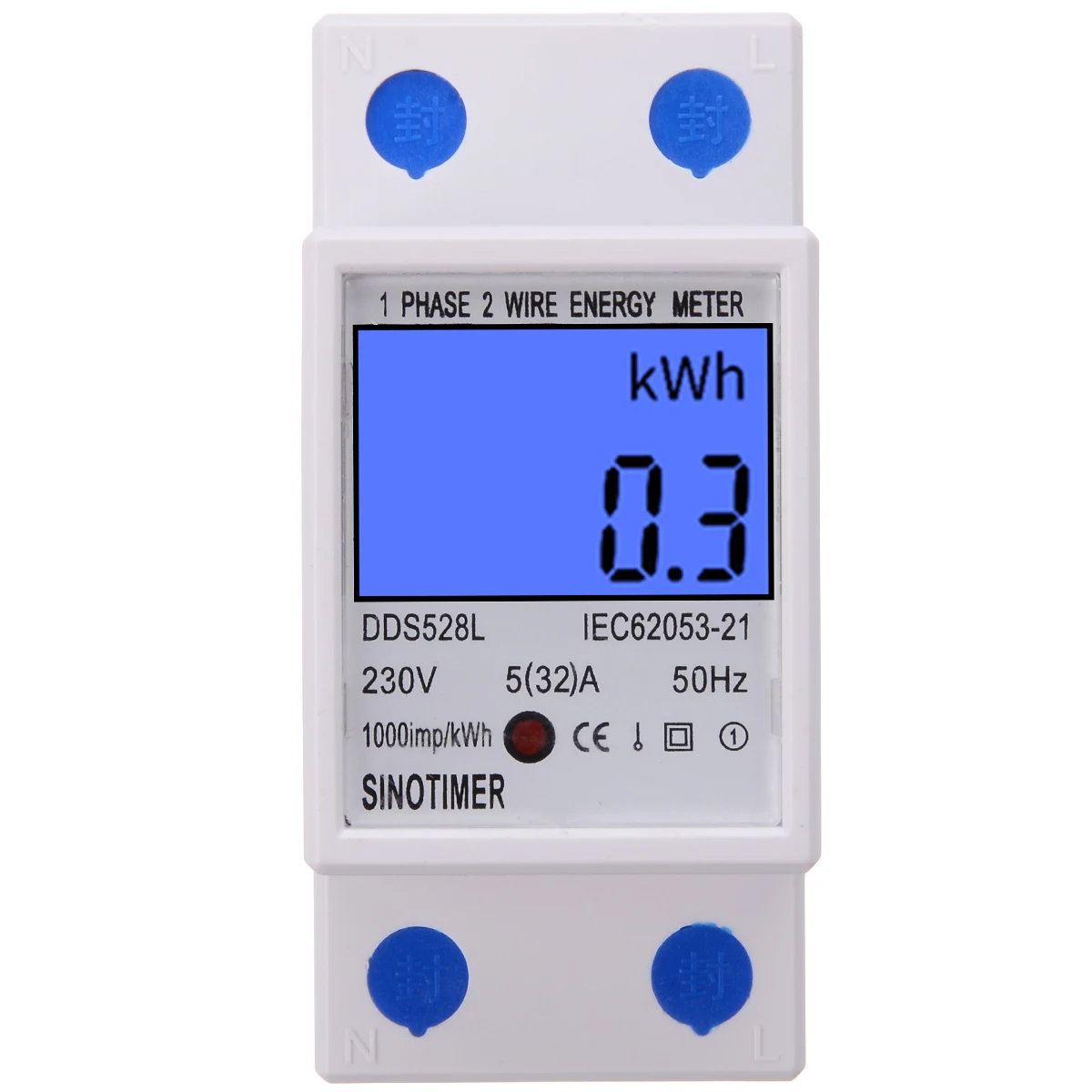 230v Ac Digital Energy Watt Meter Kwh Meter Wattmeter Electrical Meter