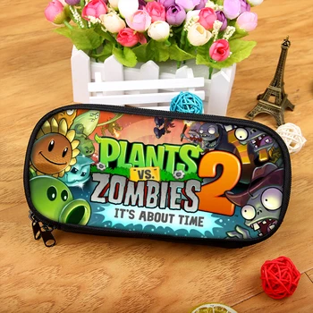 

Game Plants vs Zombies Boy Girl Cartoon Pencil Case Bag School Pouches Children Student Pen Bag Kids Purse Wallet