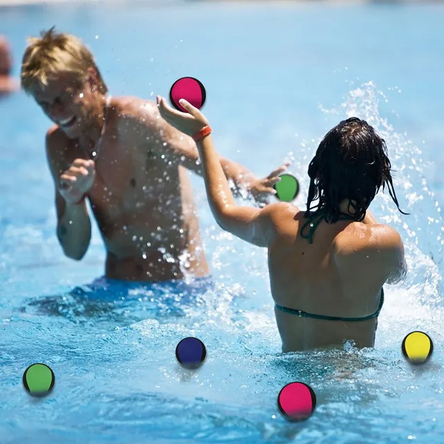 Water Balls Bounce On Water Pool Ball Beach Toys For Kids & Adults Toy Beach Ball Water Balloons Color Balls Outdoor Beach Toys 2