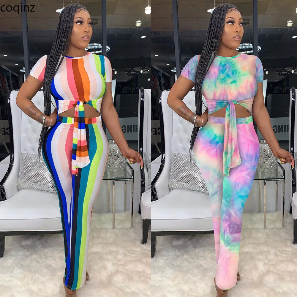 Лето размера плюс Облегающий комбинезон женский s Tie Dye комбинезон боди Женский комбинезон сексуальный K8811