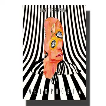 

L192 Cage the Elephant Melophobia Custom Music Star Poster Print Decoration Room Picture Canvas 24x32 24x36in