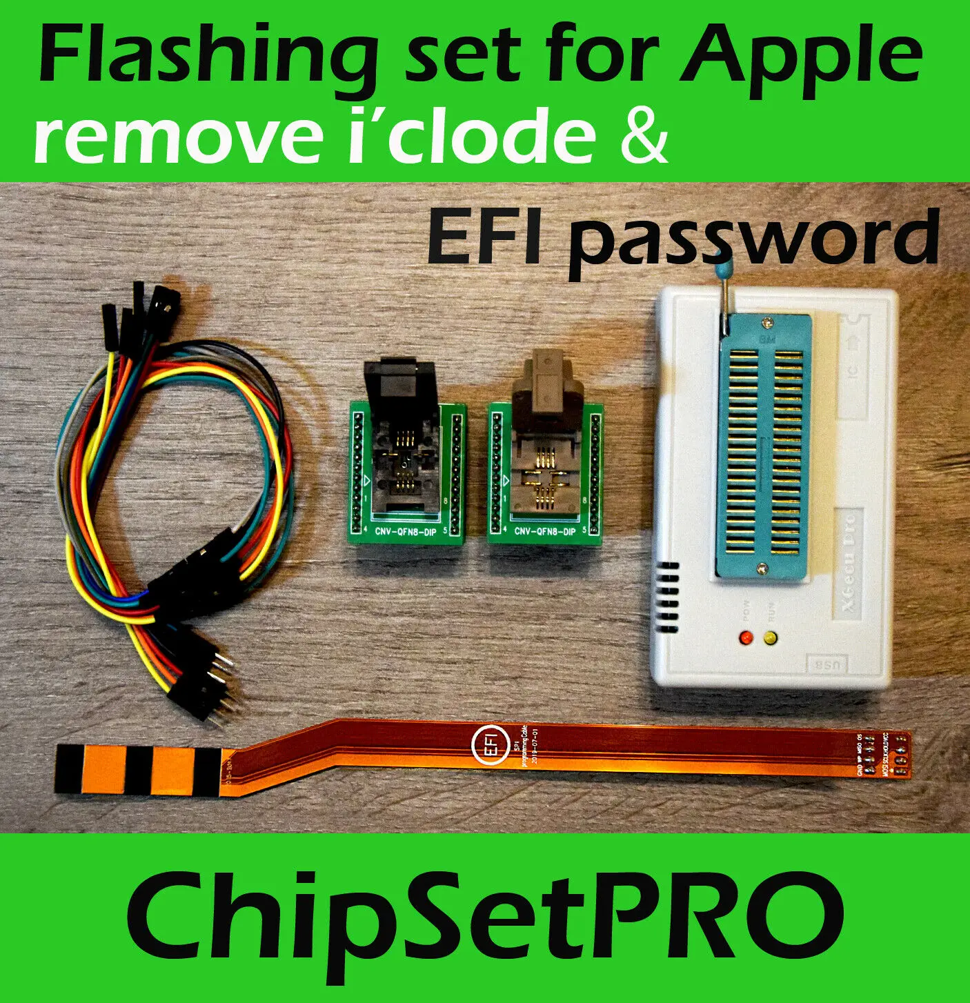 TL866II set Для Apple Macbook unlock сервис Jtag Sam Efi Rom резиновый кабель Профессиональный набор инструментов - Цвет: TL866II set