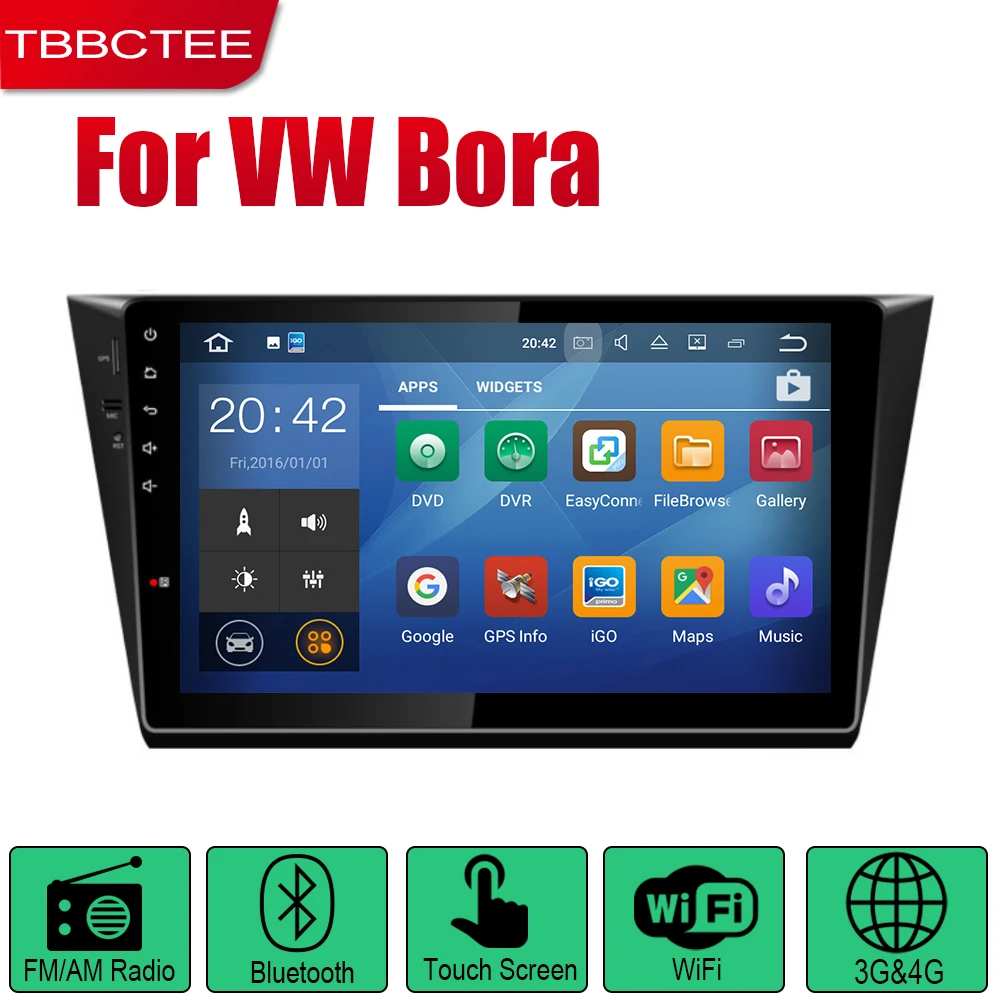 TBBCTEE Android автомобильный gps Navi для Volkswagen VW Bora~ плеер навигация WiFi Bluetooth Mulitmedia система аудио стерео
