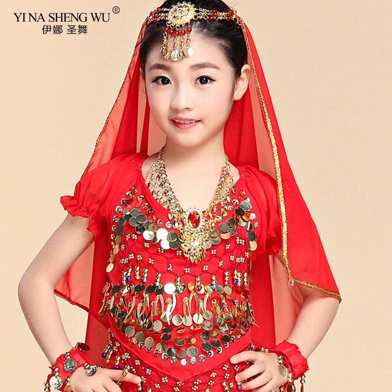 Belly Dance Head Chain+belly Dance Head Veil Belly Dance Costume Set