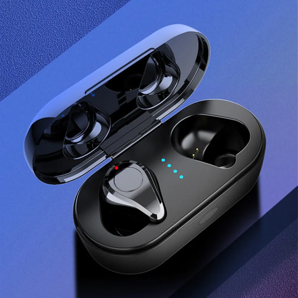 Wireless Bluetooth 5 0 Earphone Earbuds With Charge Box True Wireless Noise Reduction In Ear Waterproof Sports Earpiece TWS Q6