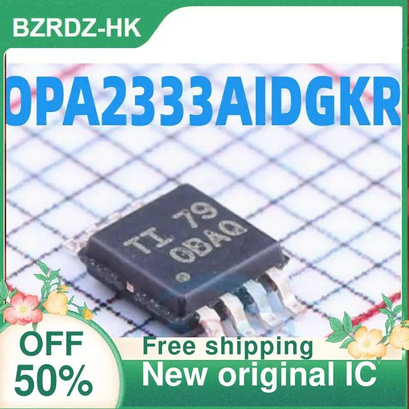 

5 шт. OPA2333AIDGKR OPA2333 OBAQ MSOP8 новый оригинальный IC
