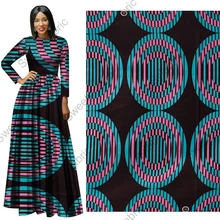 Хлопок ткани африканская Датская восковая Анкара Гана Холланд настоящий высококачественный Рисунок одежда для вечерние платья 6 ярдов