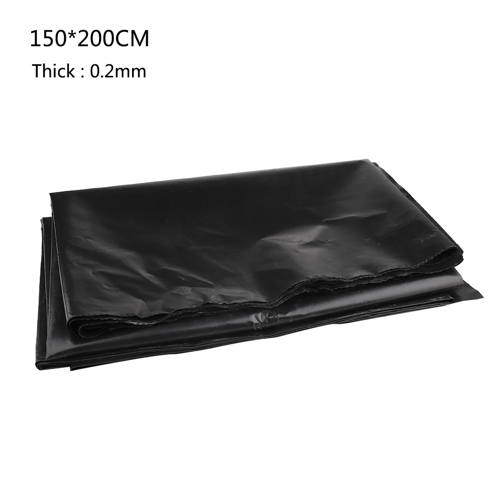 Водонепроницаемая HDPE резиновая рыбка бассейн пруд лайнер черный для воды сад Koi