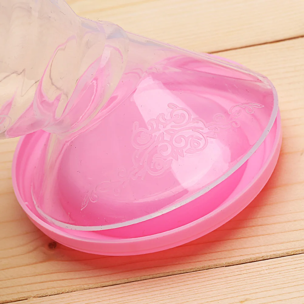 Lactating Mother Simple Manual Breast Pump Baby Feeding Milk Silicone Home Lactating Mother Pink, Soft Breast Pump