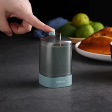 Caixa automática do palito de dente do estilo nórdico ins, caixa de armazenamento antiderrapante do recipiente do palito do impulso pop-up creatived para palitos de dentes dos pces 150