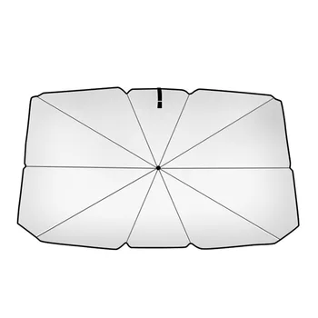 

1×Scalable Car Front Windshield Umbrella Sunshade Folding Heat Insulation UPF50+ Car Sunshade 65x125CM