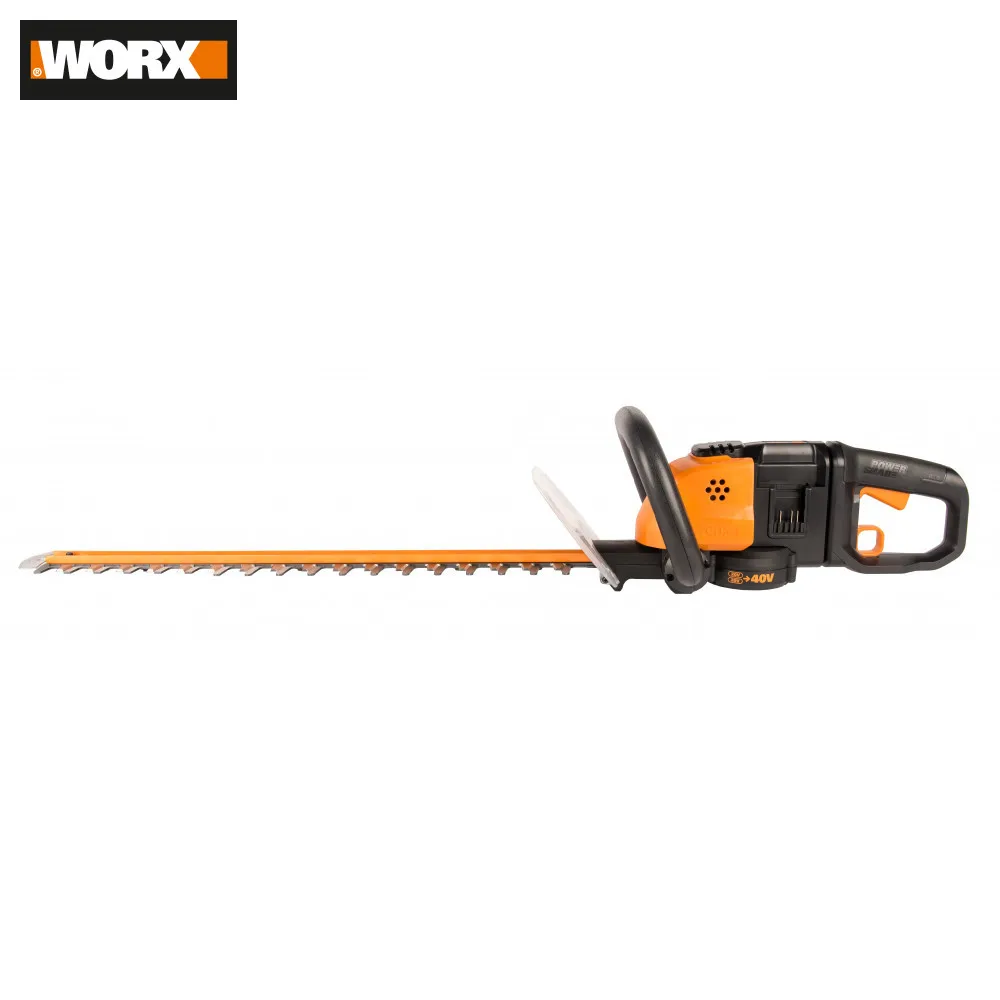 Кусторез аккумуляторный WORX WG284E.9 без АКБ и ЗУ 40В 60 см|Триммер для живой изгороди| |
