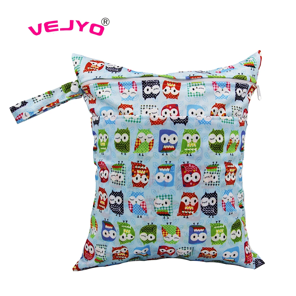 

1pc/lot Double Pockets Waterproof Multifunctional Diaper Nappy Bags Organizer for Mommy Portable Outdoor Use Wet Bag