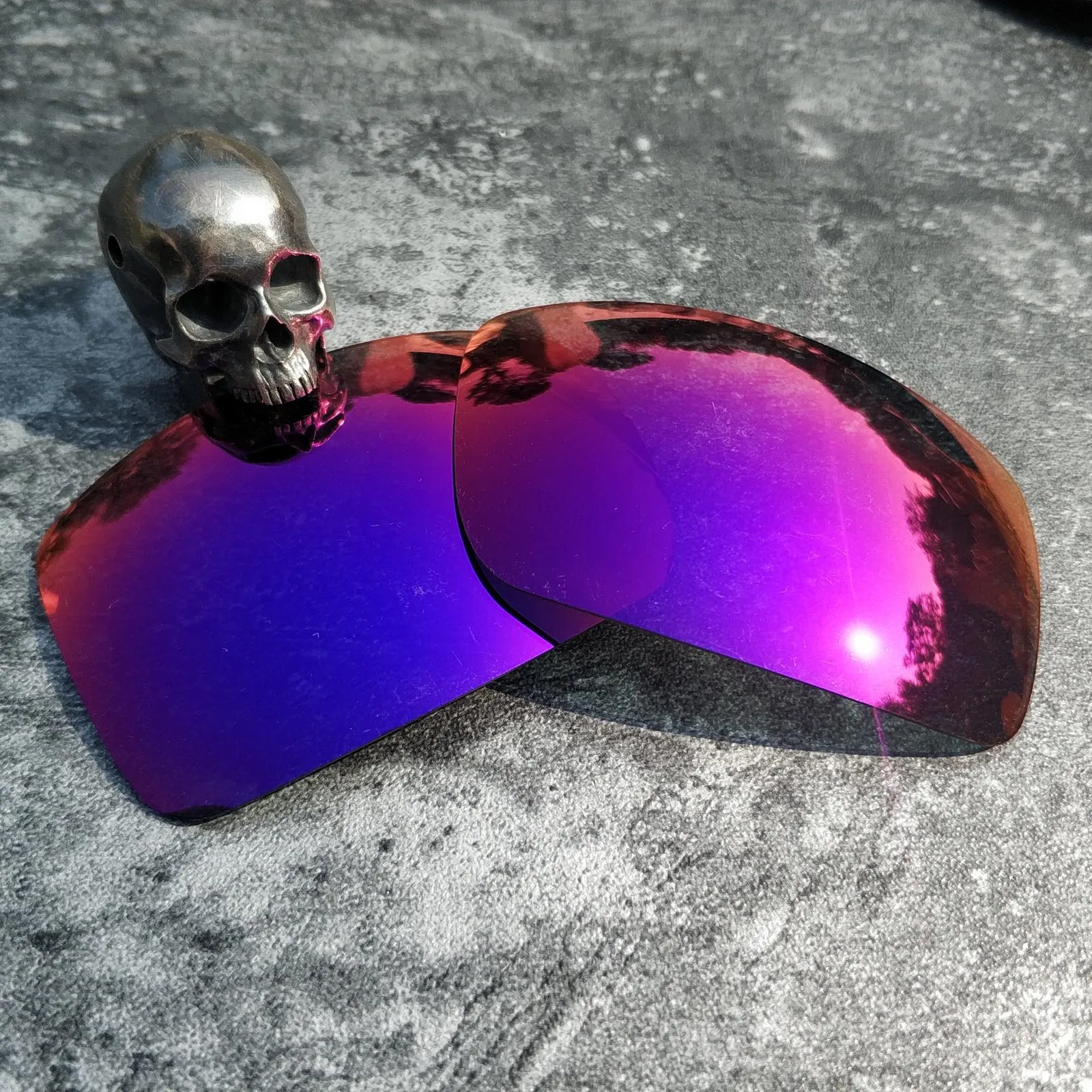 Firtox истинные поляризованные улучшенные Сменные линзы для солнцезащитных очков-солнцезащитных очков Окли гаскан(только линзы)-несколько вариантов - Цвет линз: Purple Red