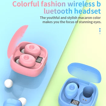 

Bluetooth Wireless Earphones TWS HD Stereo Waterproof Mini Earbuds Headset With Charging Box Music Sport Bluetooth 5.0 Earphone