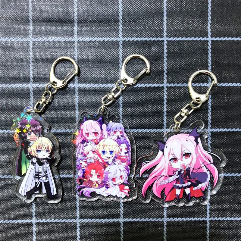 Аниме сераф из конца Yuichiro Hyakuya Mikaela Krul Tepes акриловая подвеска брелок фигурка
