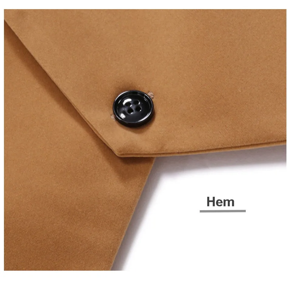 Autumn Winter Mens Vest Suit Casual Mens Sleeveless Suit Vest Solid Color Black Cotton Single Breasted Men's Waistcoat Gilet
