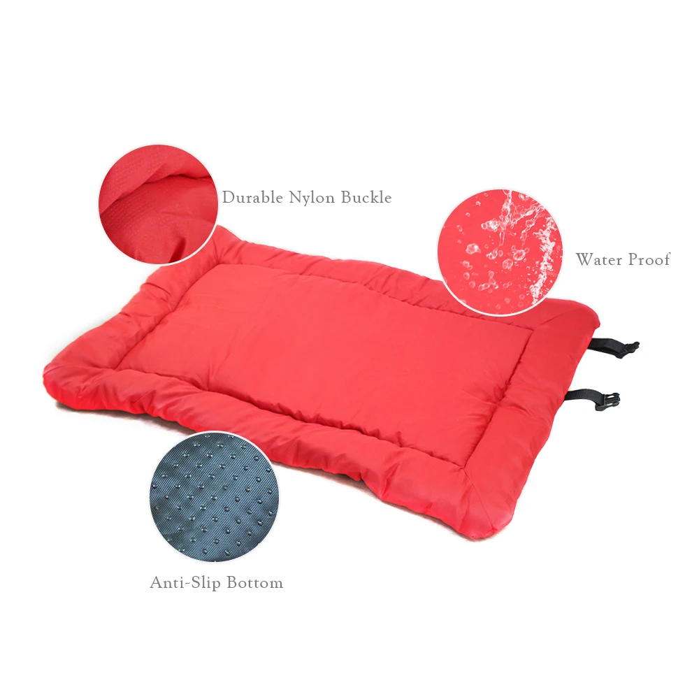 Dog Bed Blanket Portable Dog Cushion Mat Waterproof Outdoor Kennel Foldable Pet Beds Couch For Small Large Dogs