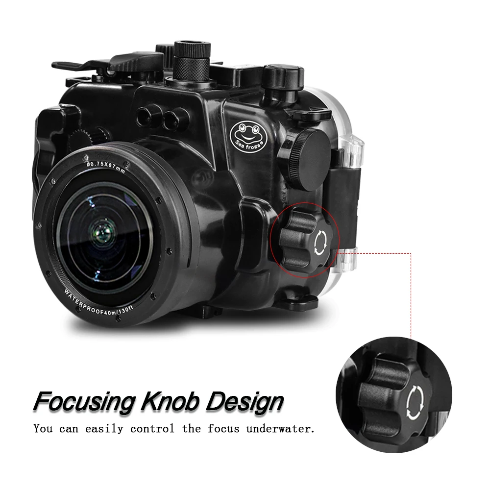 Mcoplus WP-G1XIII 40 м 130 футов камера водостойкая подводная сумка Дайвинг Корпус чехол для Canon G1X Makr iii G1X III