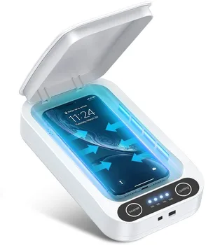 

UV Mask Sterilizer Box Jewelry Phones Cleaner Personal Sterilizer Disinfection Cabinet with Aroma Esterilizador For Mask #25