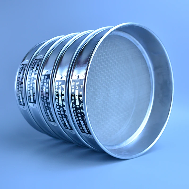 Dia 20cm From 10mesh To 200mesh Stainless Steel Net Chroming Body Test Sieve Standard Test Sieve Laboratory sieve stainless steel test sieve