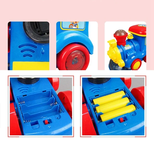 Go Steam Train Locomotive for Kids - Classic Battery Operated Toy Engine Car with Smoke, Lights and Sound (Realistic Water Vapor 6