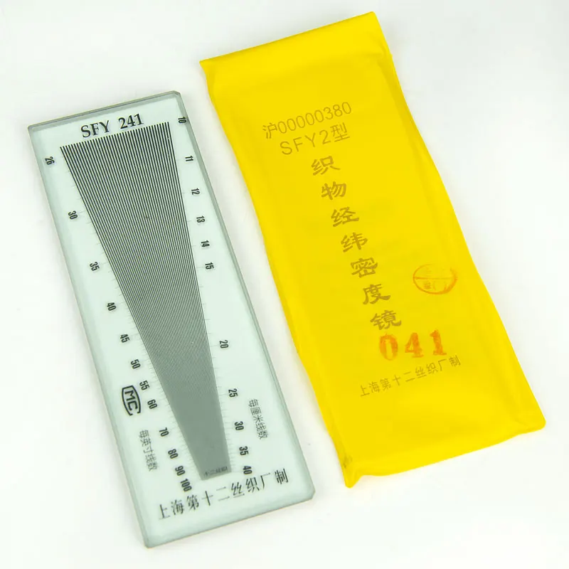 Fabric Density Mirror Weft Warp Scale Measuring Instrument