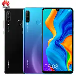 Глобальная версия оригинальный смартфон huawei P30 Lite 6 + 128G Nova 4e 6,15 дюймов Kirin 710 Восьмиядерный Android 9,0 32MP 4 * камеры