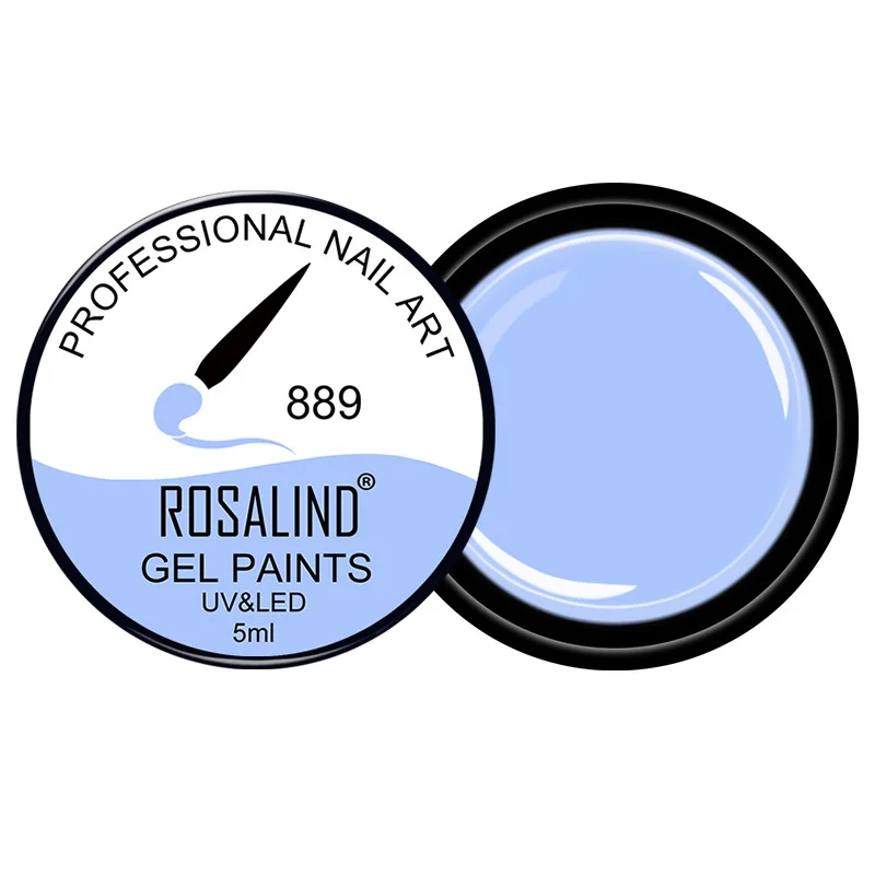 GN37-ROSALIND ROSALIND 5 мл Гель-лак для рисования 142 цветов набор гель-лаков для ногтей для маникюра Сделай Сам верхнее Базовое покрытие Hybird дизайн праймер для ногтей - Цвет: GN37-ROSALIND