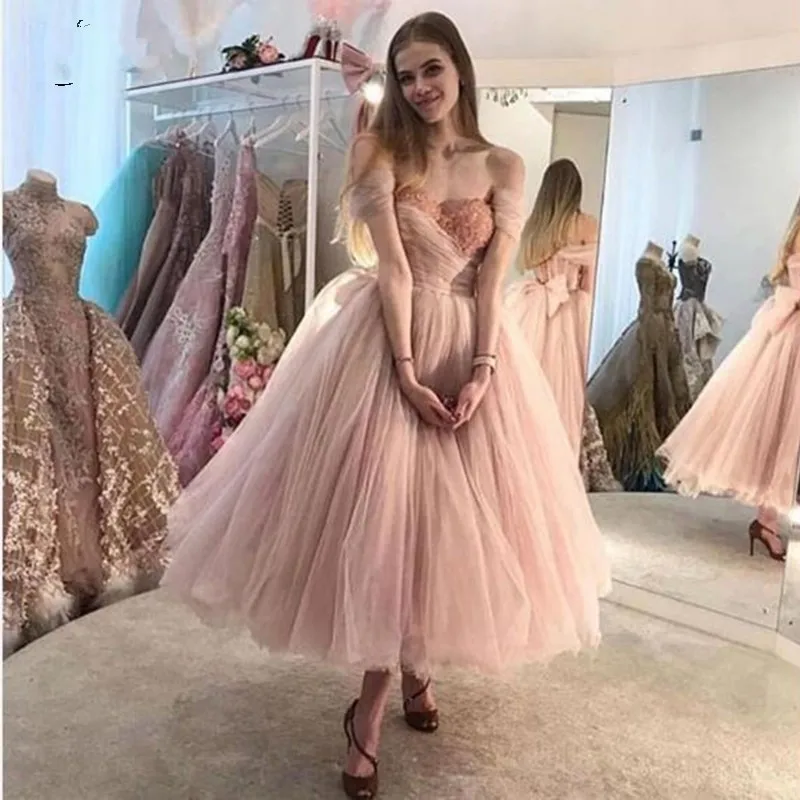 pale pink formal dress