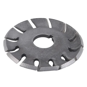 

Black Plastic Knife Woodworking Blade Arc Type Three Teeth Wood Carving Carving Cutter Milling Cutter