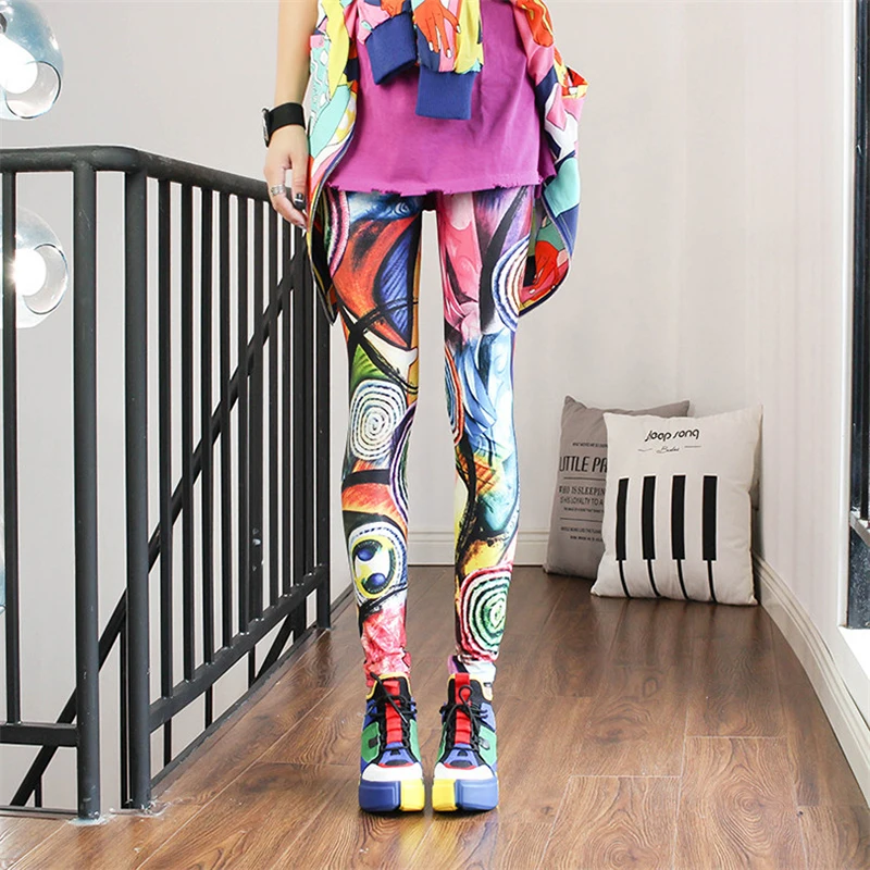 YSDNCHI Leggins Sport Women Fitness Leggings Sportswear Print Woman Gym Legging High Waist Yuga Pants Women's Sports Wear