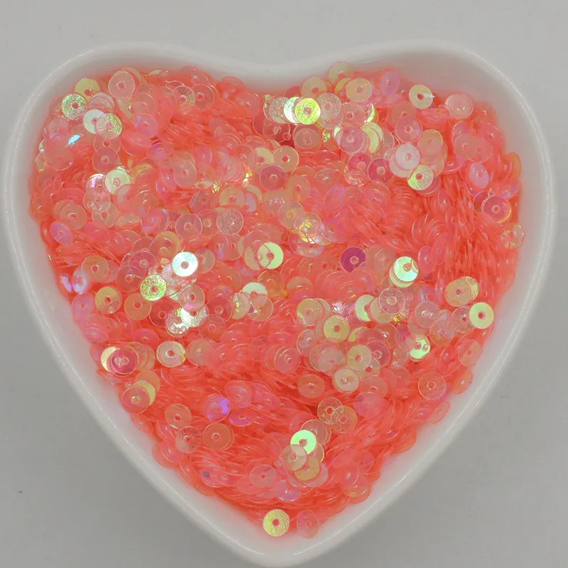 10g/Pack 4mm AB Color Crystal Sequins PVC Flat Round Paillettes Sewing Wedding Craft DIY Lentejuelas Handmade Sew Accessories