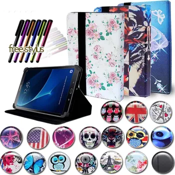 

KK&LL For Samsung Galaxy Tab A 8.0 LTE T387 (2018) / Tab A 8.0 P200 P205 (2019) - Leather Tablet Stand Folio Cover Case