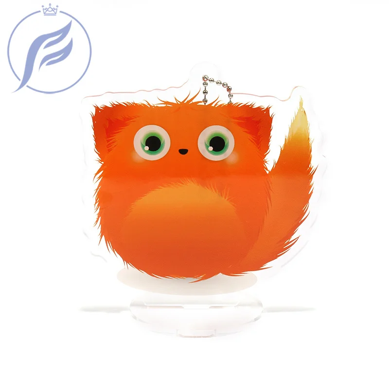 

FANGQINGMAO Photo Printed Transparent Clear Nime Custom Acrylic Stand for Figure Model Display