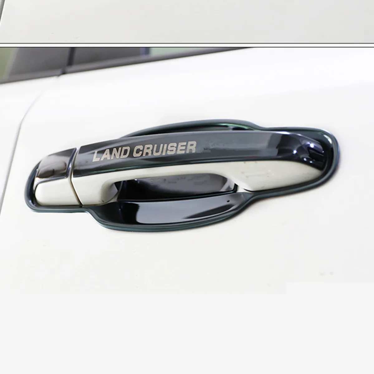Дверная чаша из нержавеющей стали для Toyota Land Cruiser 200 лет аксессуары - Цвет: Door bowl and handle