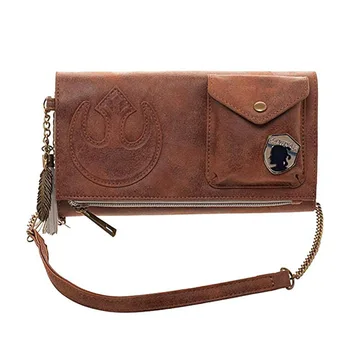 

Star Wars: The Rise of Skywalker Mandalorian Large Capacity Aslant Multi-Function Men Wallet Cowhide Long Wallet