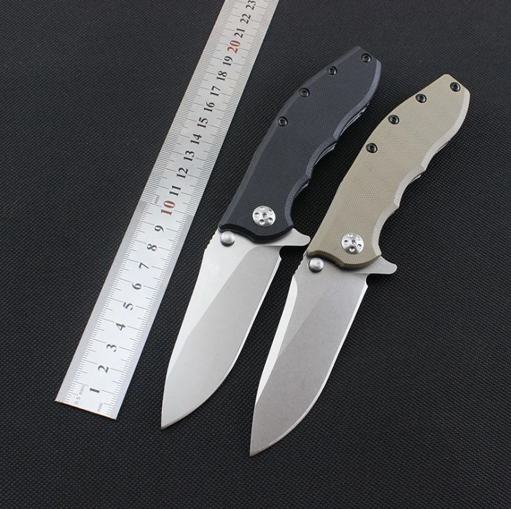 ZT Knife ZT 0562 Pocket Folding Knife Ball Bearing System 9CR13MOV Blade G10 Handle Fishing